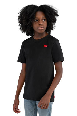 basic T-shirt Batwing chest zwart