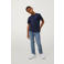 Levi's Kids basic T-shirt Batwing chest met logo donkerblauw