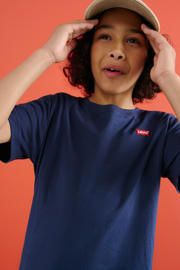 thumbnail: Levi's Kids basic T-shirt Batwing chest met logo donkerblauw