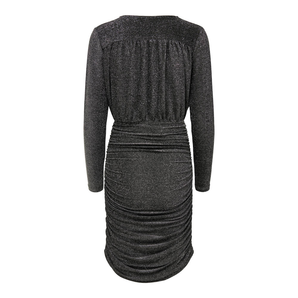 ONLY MATERNITY zwangerschapsjurk OLMDARLING met glitters zwart