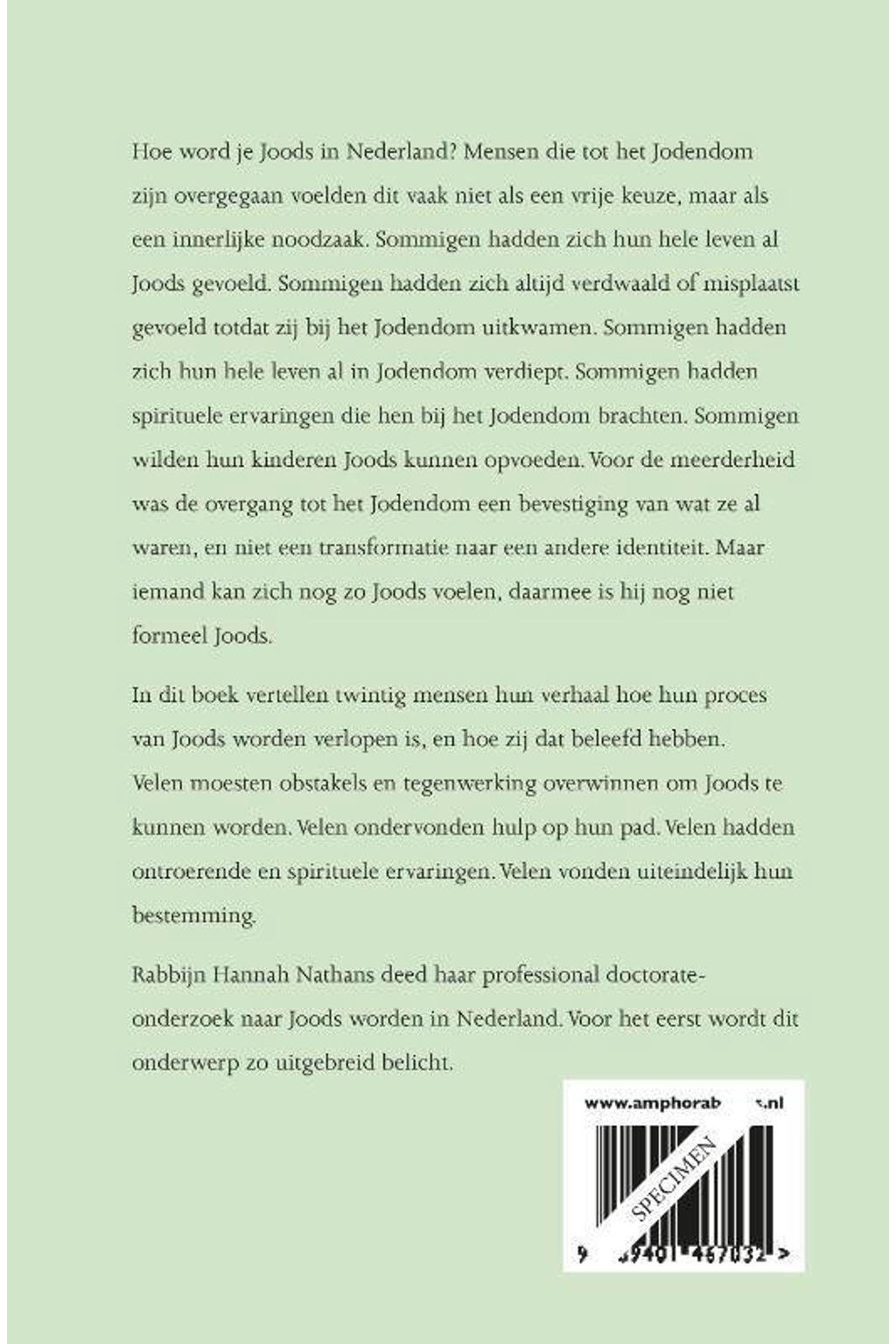 Kan Je Joods Worden Hannah Nathans Joods worden in Nederland | wehkamp