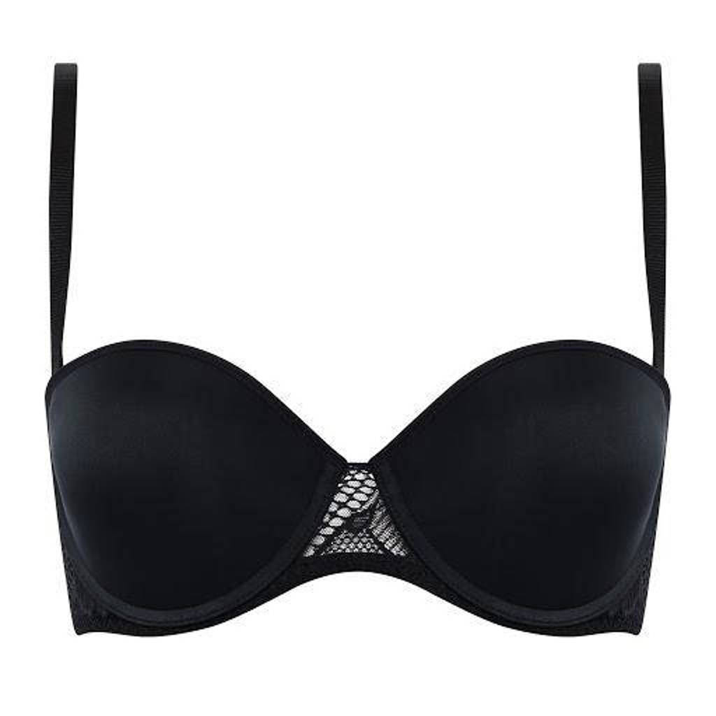 Passionata voorgevormde strapless beugelbh Thelma zwart, Zwart