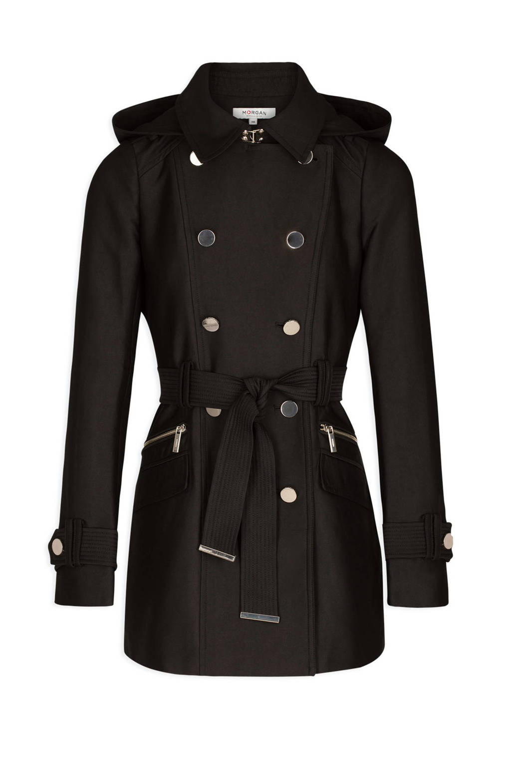 Coat Morgan Kurzmantel Noir Ladies Black Trench Coat Online