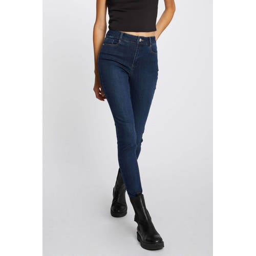Morgan high waist skinny jeans blauw afbeelding