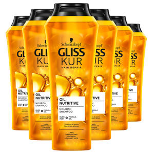 Oil Nutritive shampoo - 6 x 250 ml - voordeelverpakking