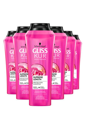 Supreme Length shampoo - 6 x 250 ml - voordeelverpakking