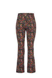 thumbnail: MS Mode Plus Size flared legging met bloemenprint