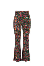 thumbnail: MS Mode Plus Size flared legging met bloemenprint