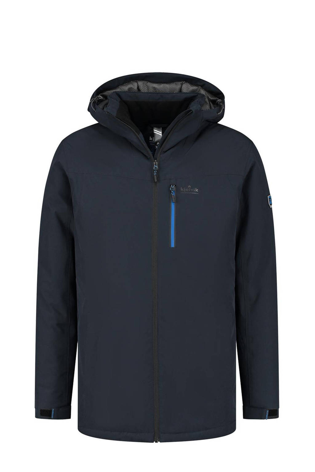 Kjelvik outdoor jas Sven donkerblauw, Donkerblauw