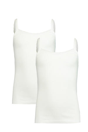singlet Bella - set van 2 wit