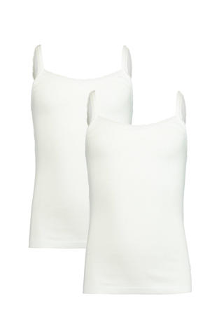 singlet Bella - set van 2 wit