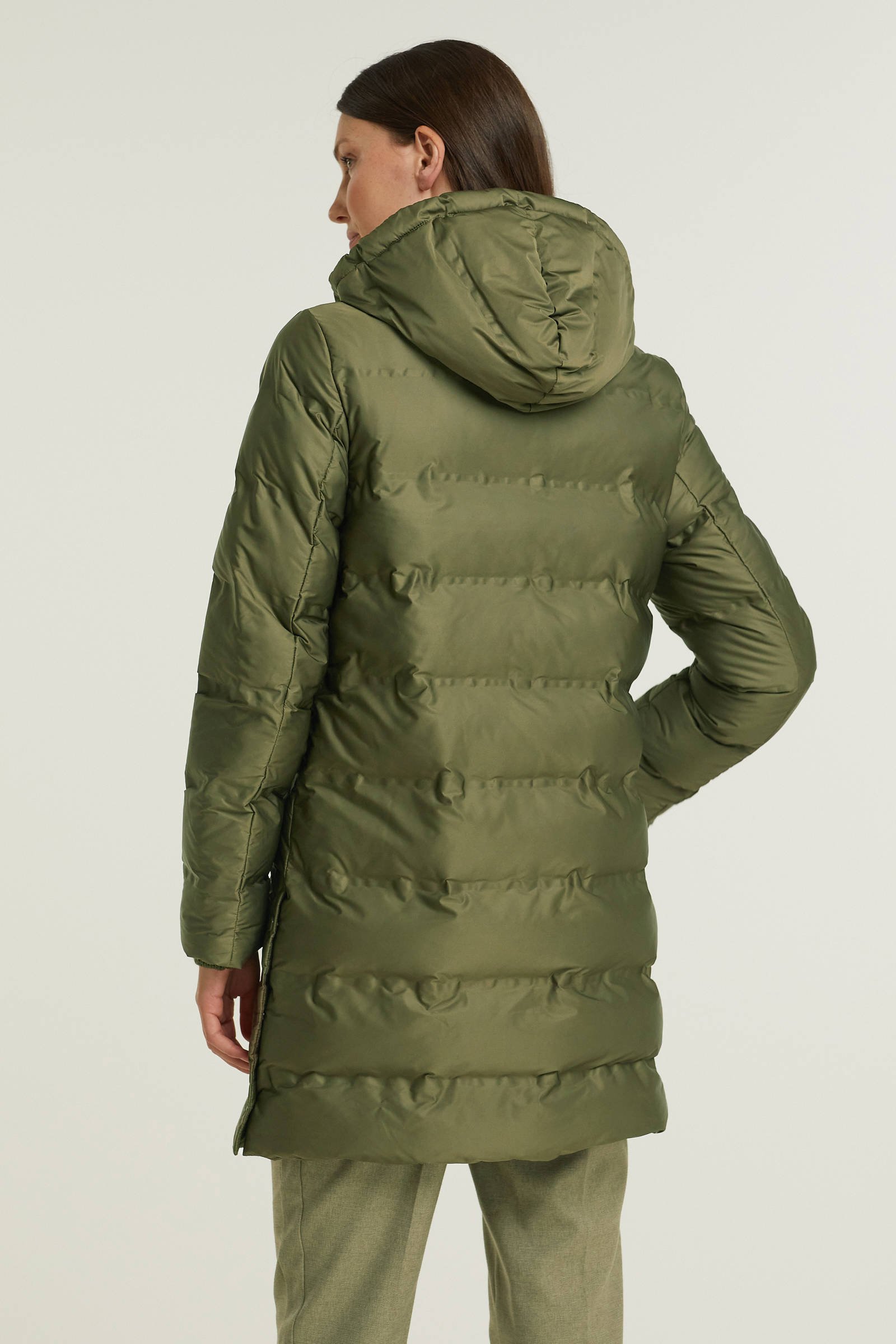 ESPRIT Women Collection gewatteerde jas groen online kopen