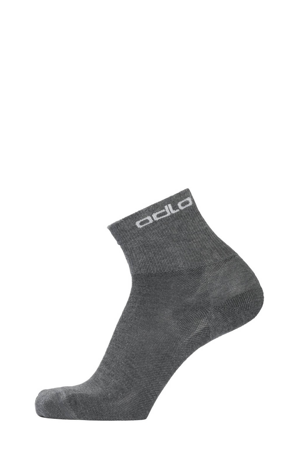 Odlo sportsokken - set van 2 grijs melange, Grijs melange