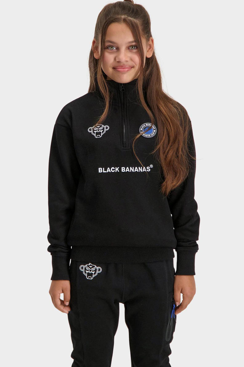 Een Zon Unisex Zwart Capuchon Mannen Dames Unisex Black Hoodie Men's Women's