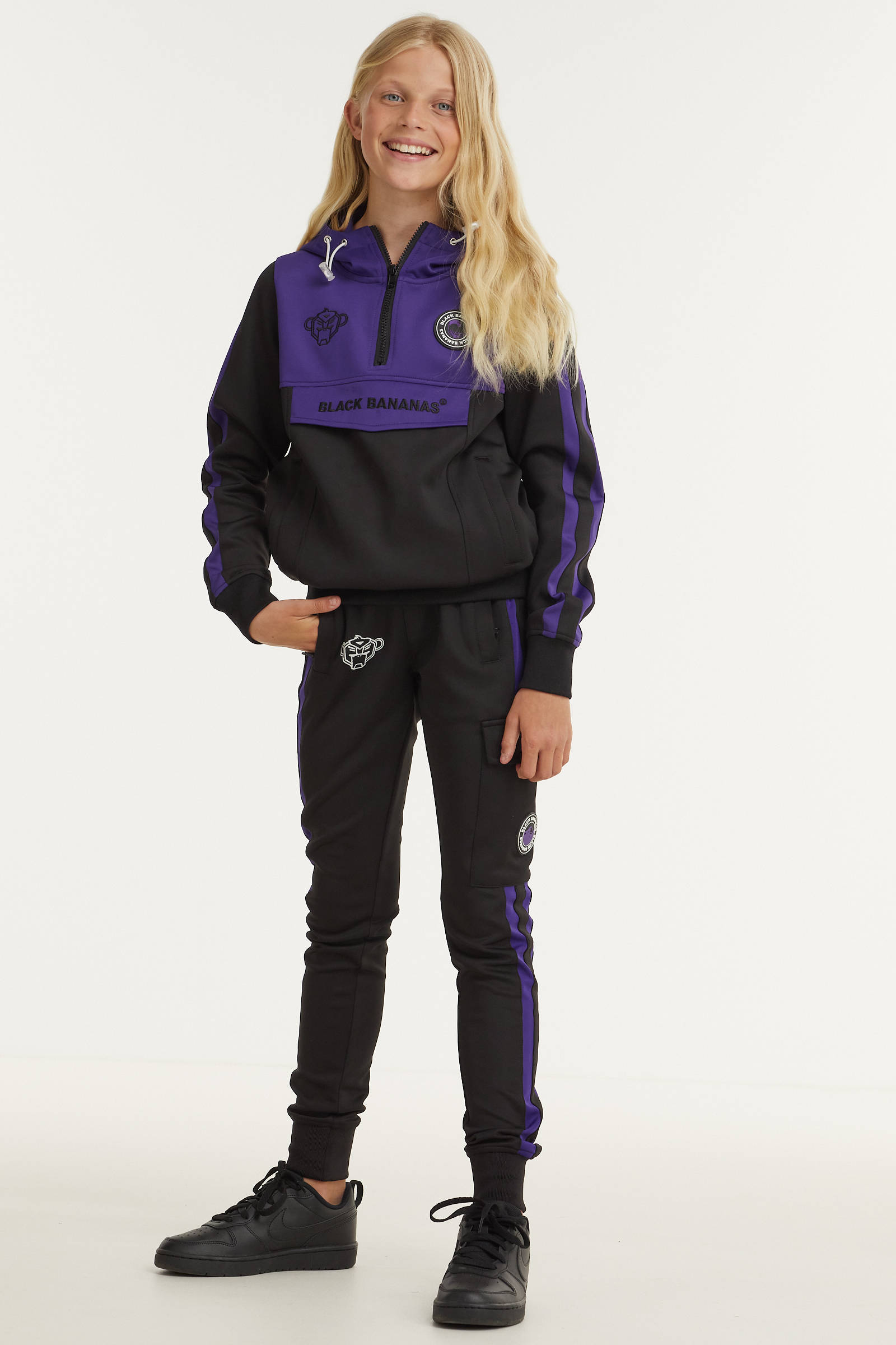 BLACK BANANAS HEXAGON TRACKPANTS SS2021/042-26 - wbsport.nl