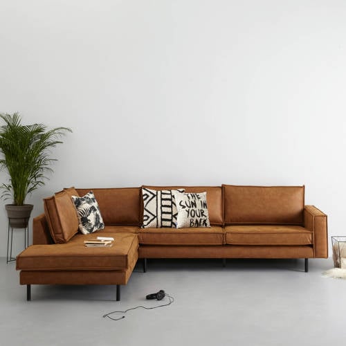 NOUS Living hoekbank links Lexington - Cognac