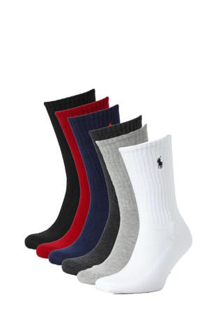 sokken - set van 6 multi