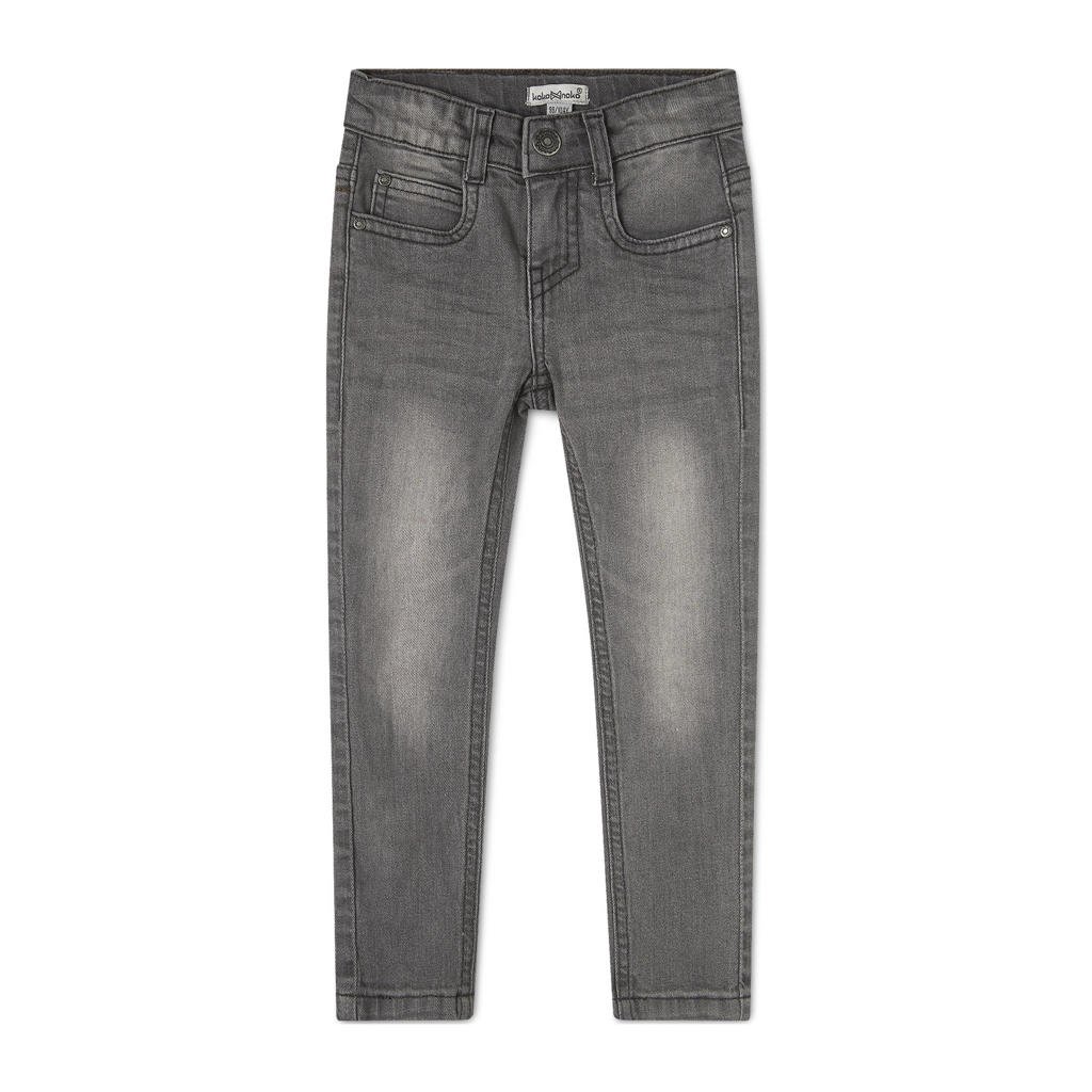 Koko Noko slim fit jeans Nox grijs stonewashed