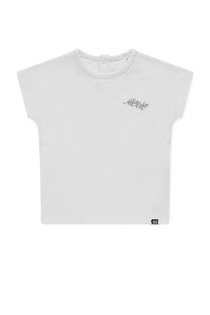 T-shirt Noemi met tekst wit