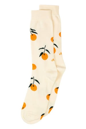 sokken Tangerine ecru/oranje