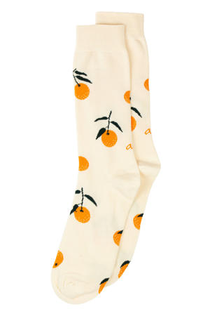 sokken Tangerine ecru/oranje