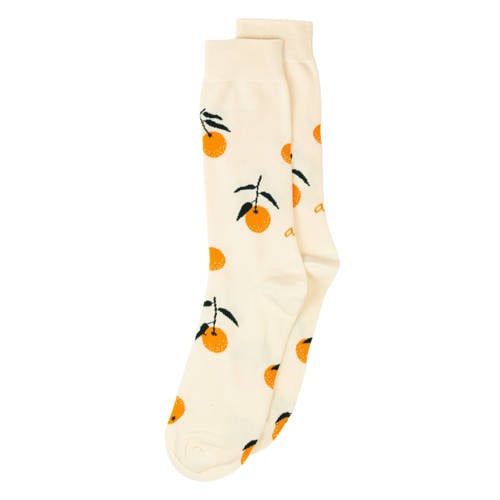 Alfredo Gonzales sokken Tangerine ecru/oranje afbeelding