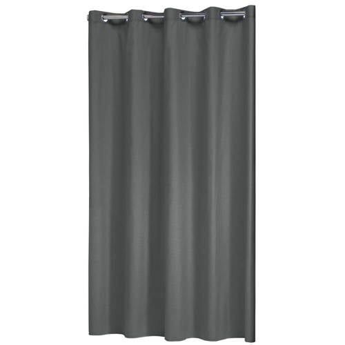 Sealskin douchegordijn Coloris Polyester/Katoen (180x200 cm) (Grijs) afbeelding