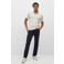 Mango Man slim fit broek marineblauw