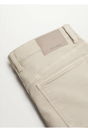 thumbnail: Mango Man slim fit broek lichtbeige