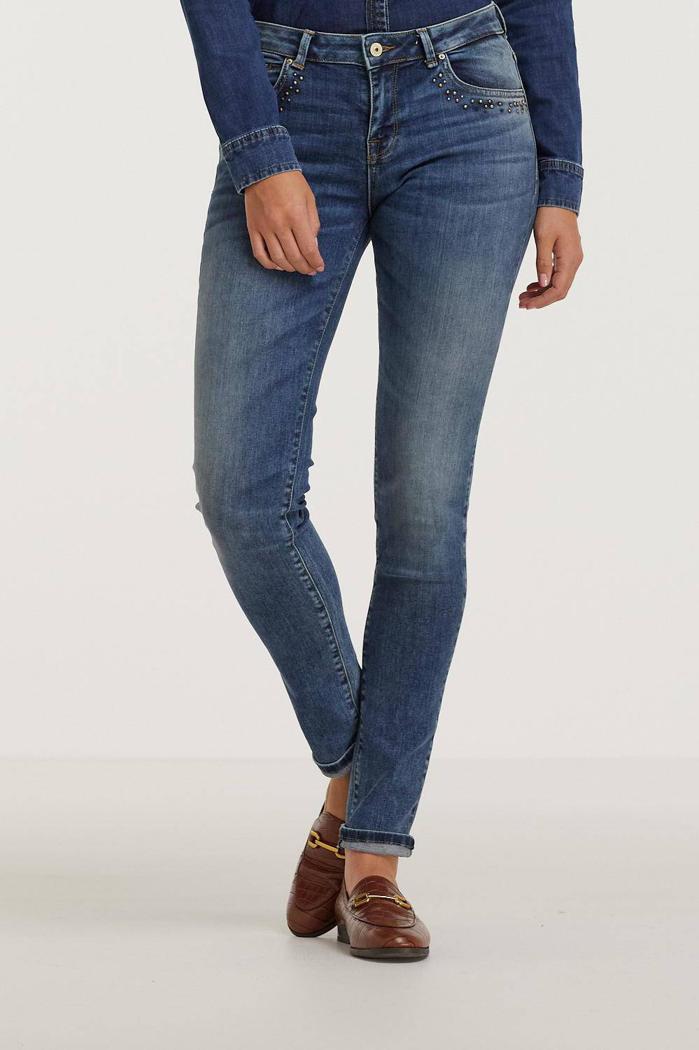 LTB super skinny jeans NICOLE X jama studs | wehkamp