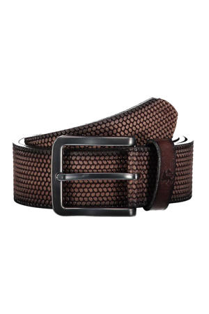 leren riem donkerbruin