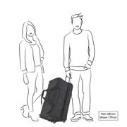 thumbnail: Travelite  reistas Basics Wheeled Duffle 70 cm. blauw