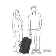 thumbnail: Travelite  reistas Basics Wheeled Duffle 55 cm. zwart