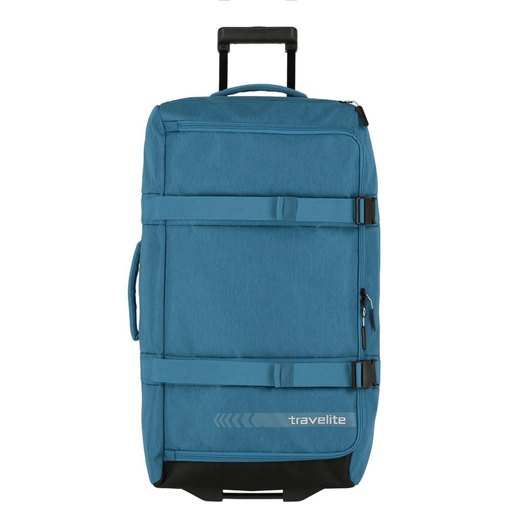 Travelite reistas Kick Off Wheeled Duffle L blauw