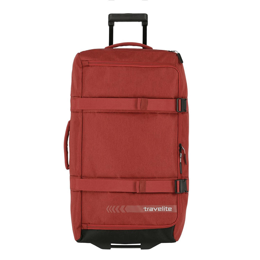 Travelite reistas Kick Off Wheeled Duffle L rood