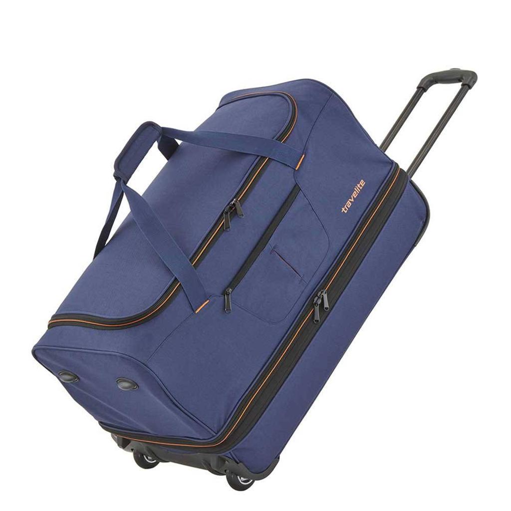 Travelite reistas Basics Wheeled Duffle 55 cm. blauw