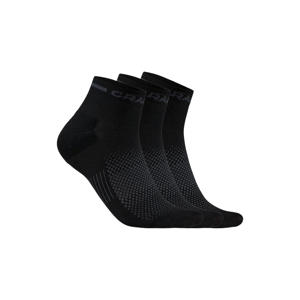 Core Dry Mid sportsokken - zwart (set van 3)