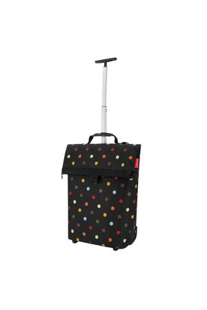 boodschappentrolley zwart/multi