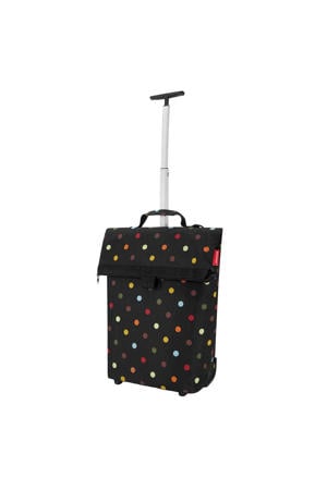 boodschappentrolley zwart/multi