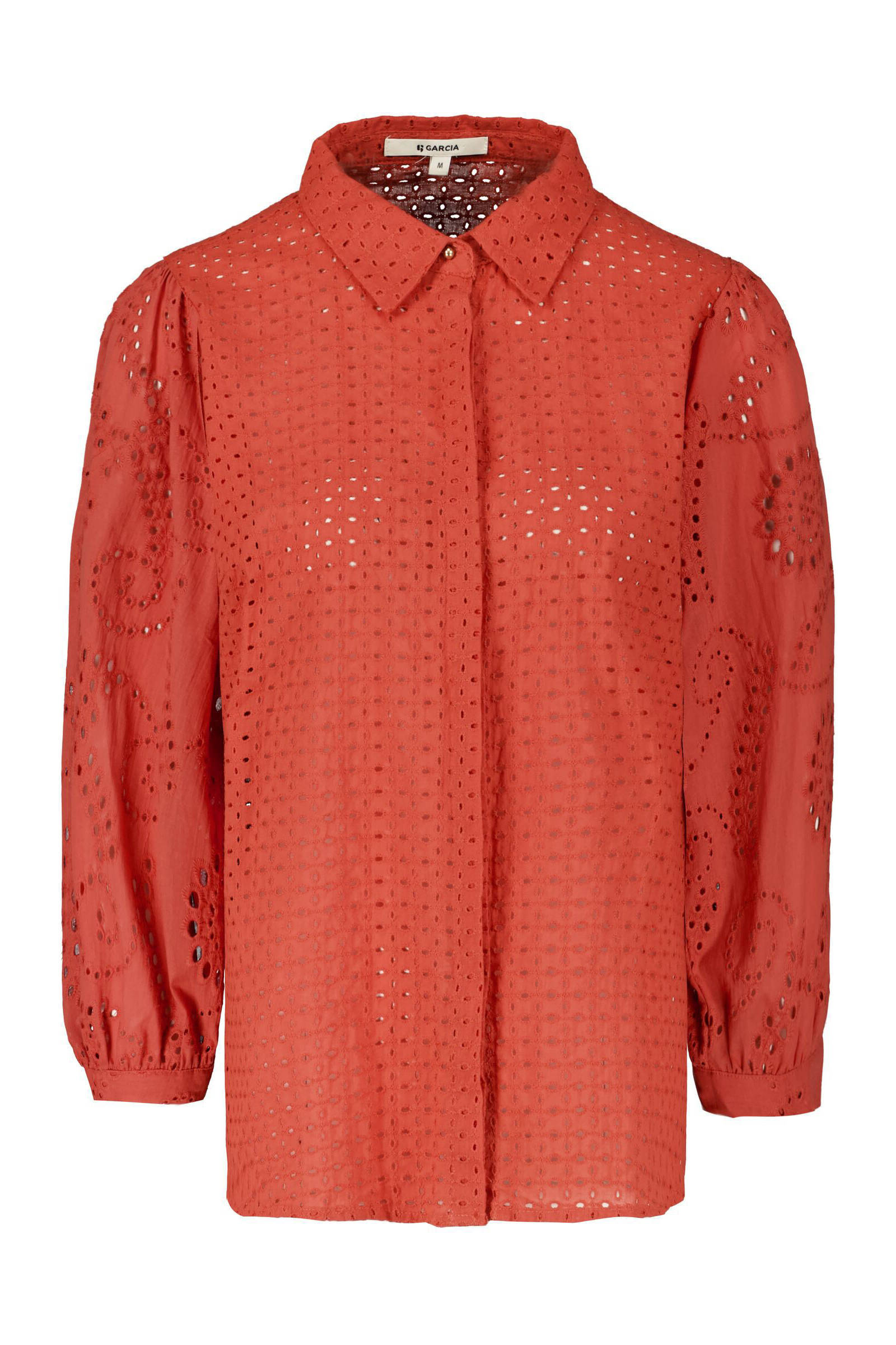 Garcia Klassieke blouse G10033 9871 ginger spice met knoopsluiting online kopen