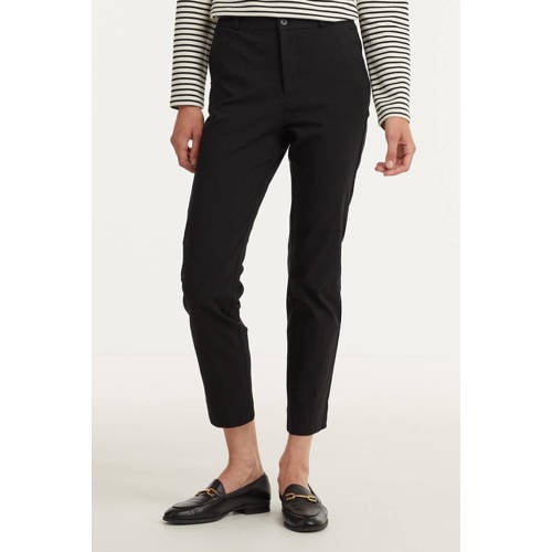 FREEQUENT straight fit broek zwart afbeelding