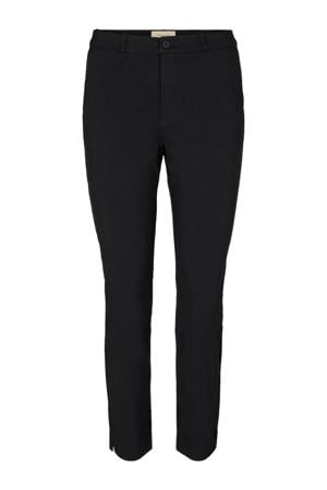 straight fit broek zwart