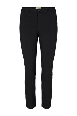 straight fit broek zwart