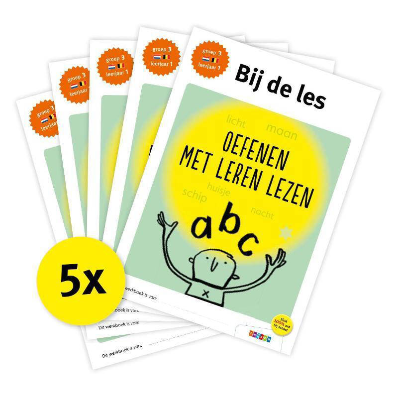 Bij De Les: Pakket Bij De Les Oefenen Met Leren Lezen (5 Ex) | Wehkamp