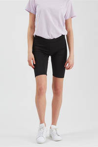Zwarte dames Moves korte broek Bikka van polyester met regular waist en elastische tailleband