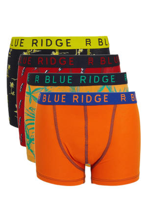   boxershort - set van 4 oranje/multicolor