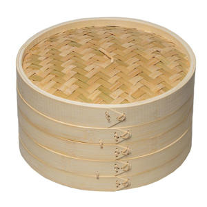  Stoommandje - Bamboe - 2-laags - ø 30 cm 