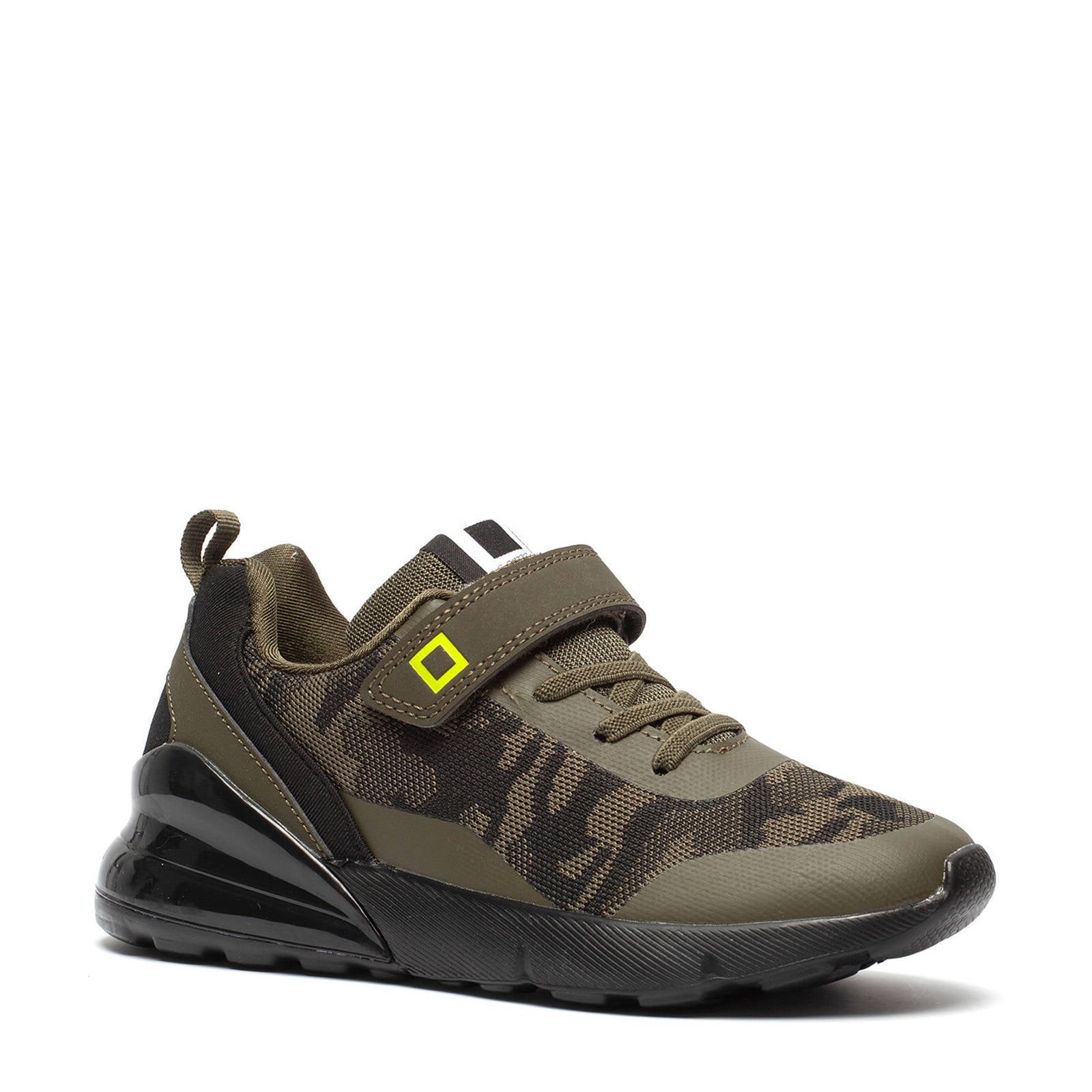 Scapino Blue Box sneakers met camouflageprint groen/zwart | wehkamp