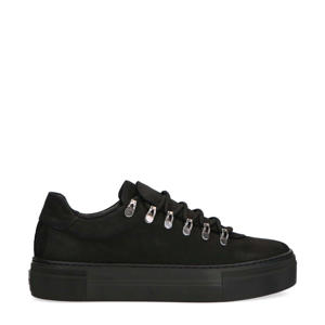   nubuck sneakers zwart