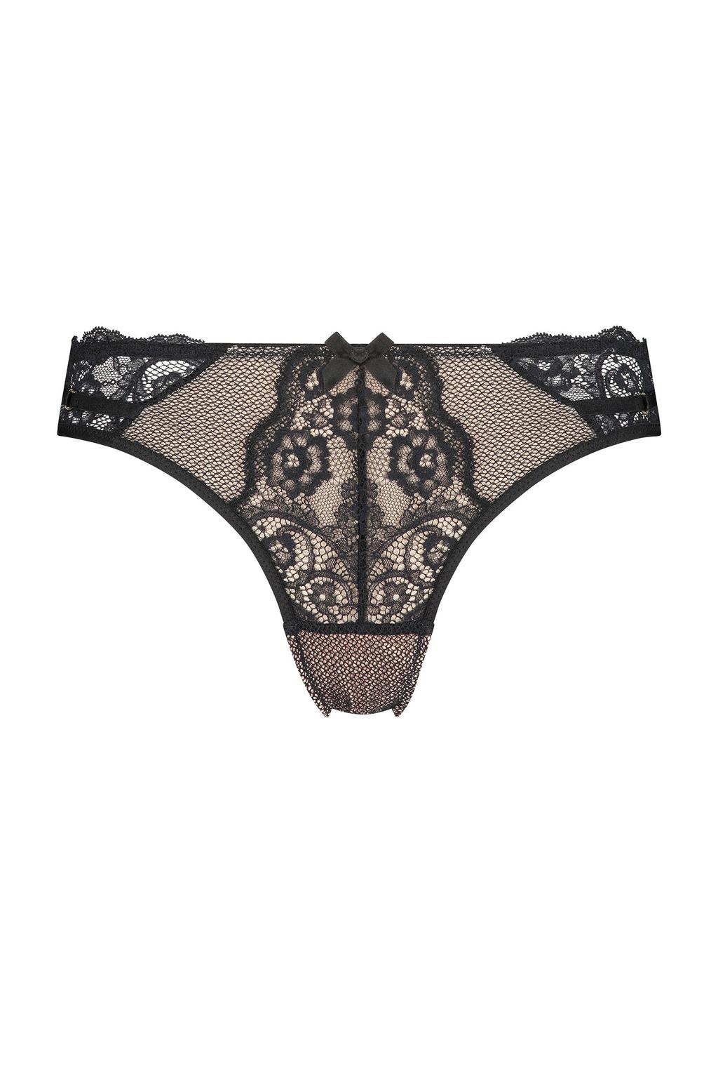 Soutien-gorge & String Hunkemöller Cierra Noir – 80B & S – Neuf Avec étiquettes – Collection Privée